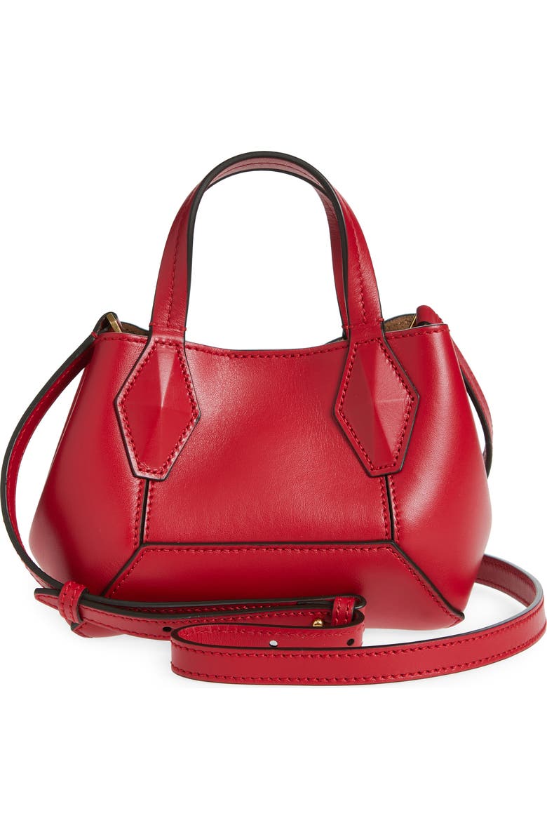 Jimmy Choo Extra Small Diamond Leather Tote, Alternate, color,