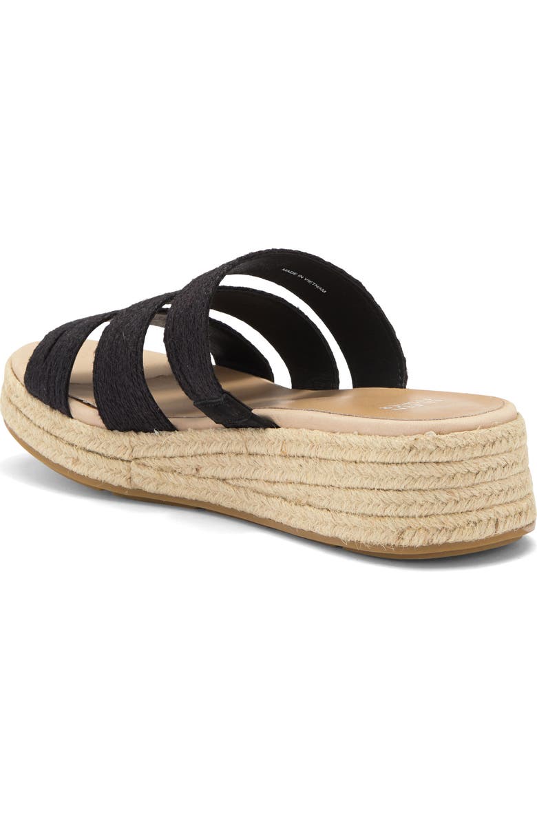 Eileen Fisher Mayla Espadrille Platform Wedge Slide Sandal, Alternate, color,