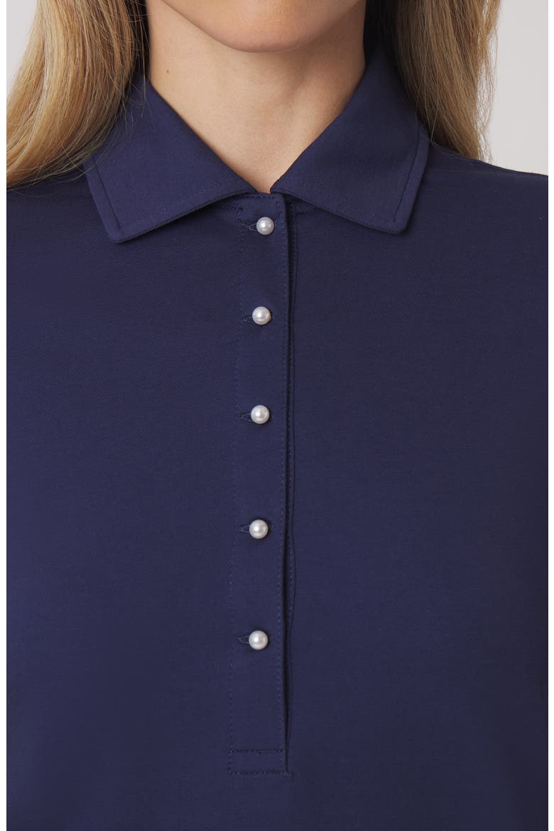Suki Supima Cotton Blend Polo, Alternate, color, LEGACY NAVY BLUE