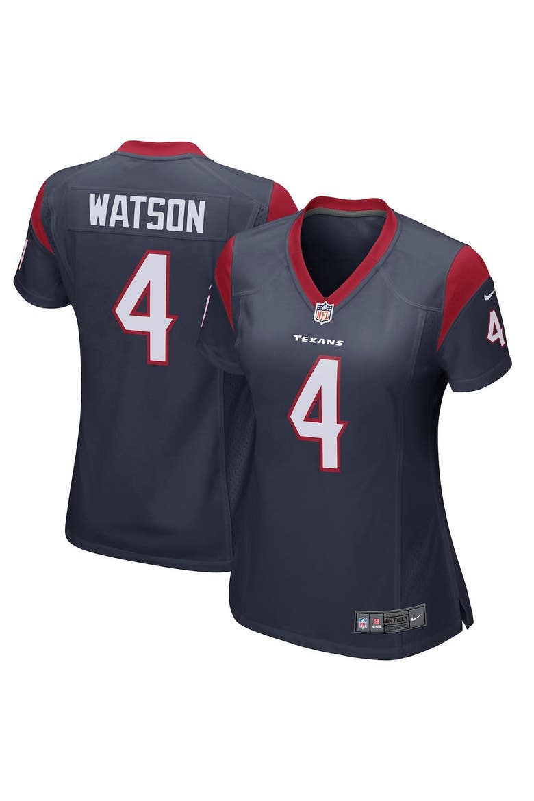 Women's Nike Deshaun Watson Navy Houston Texans Game Player Jersey, Main, color, Navy