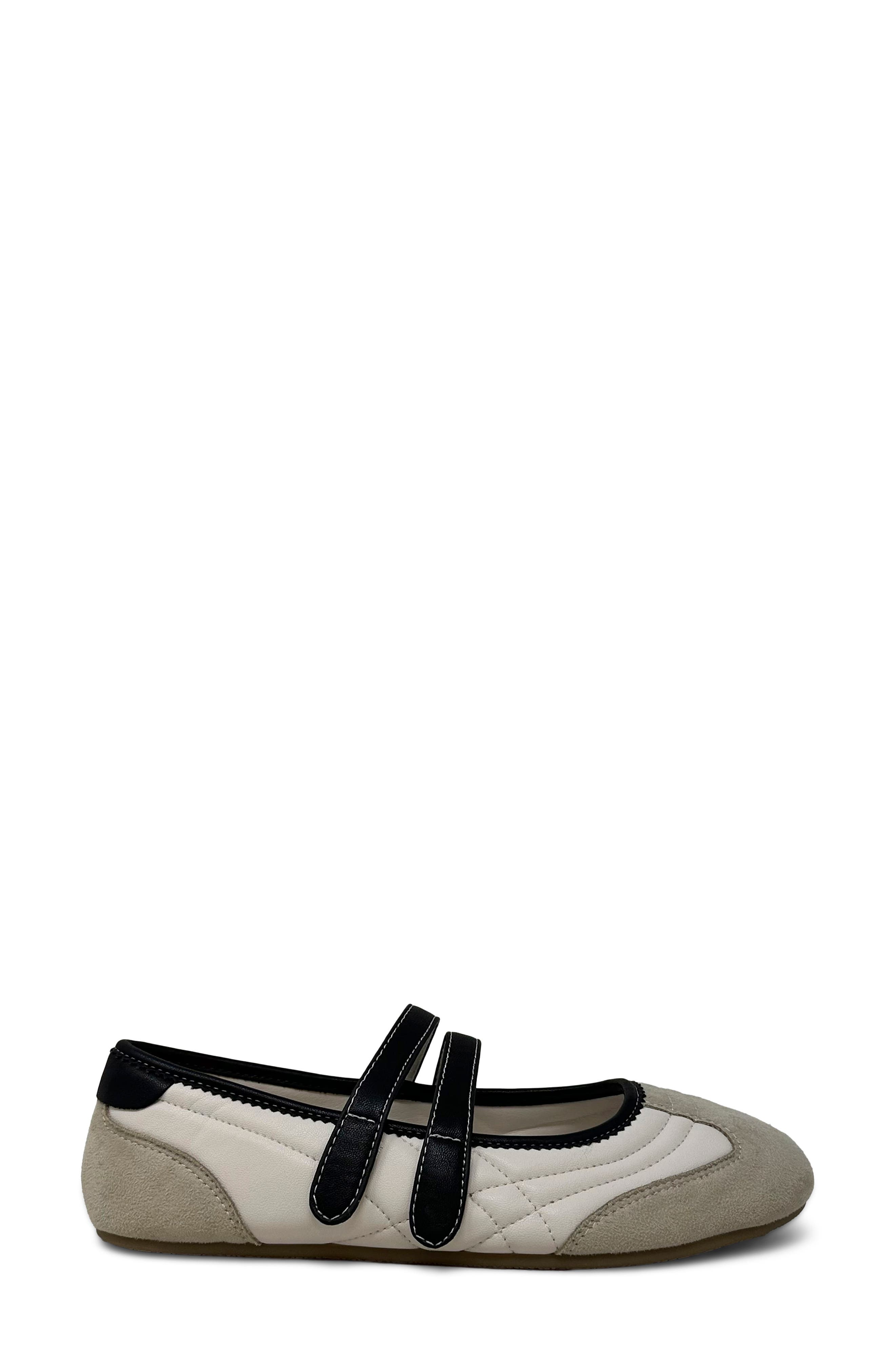 SHUSHOP Salome Flat, Alternate, color, Bone