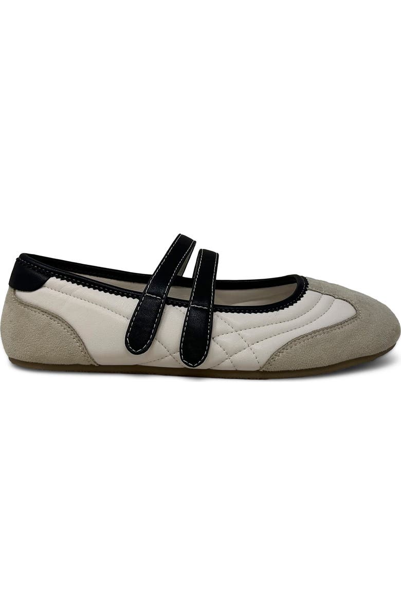 SHUSHOP Salome Flat, Alternate, color, Bone