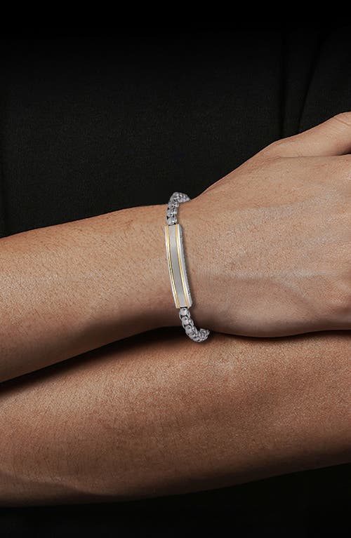 Van Heusen Id Tag Box Chain Bracelet