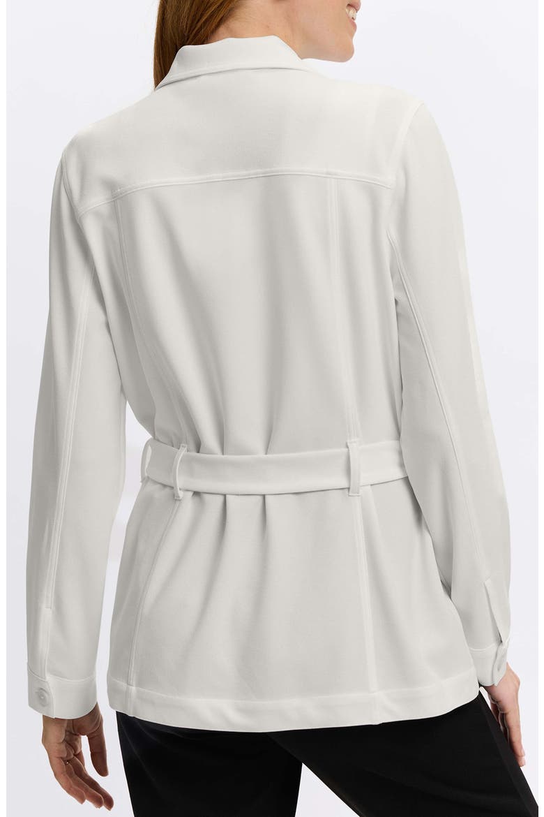 Stella Crepe Knit Utility Jacket, Alternate, color, ECRU