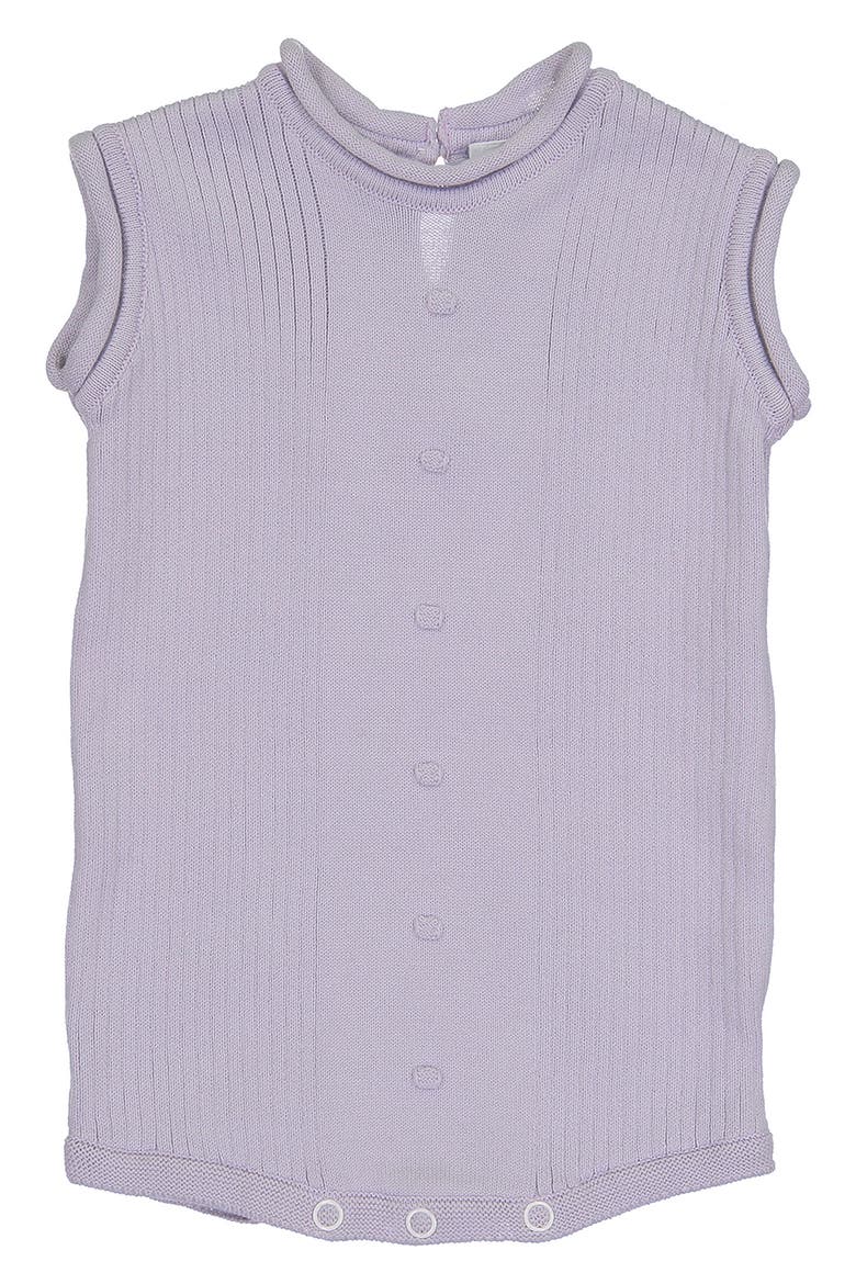 Sleeveless Knit Romper, Main, color, LILAC