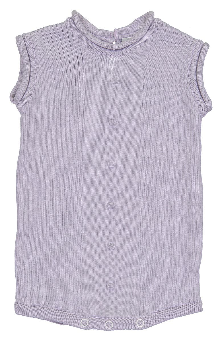 Feltman Brothers Sleeveless Knit Romper, Main, color, Lilac