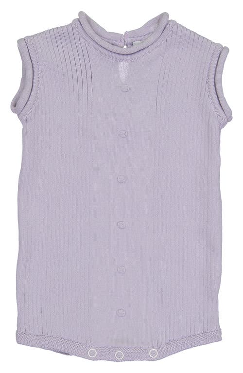 Feltman Brothers Sleeveless Knit Romper in Lilac 