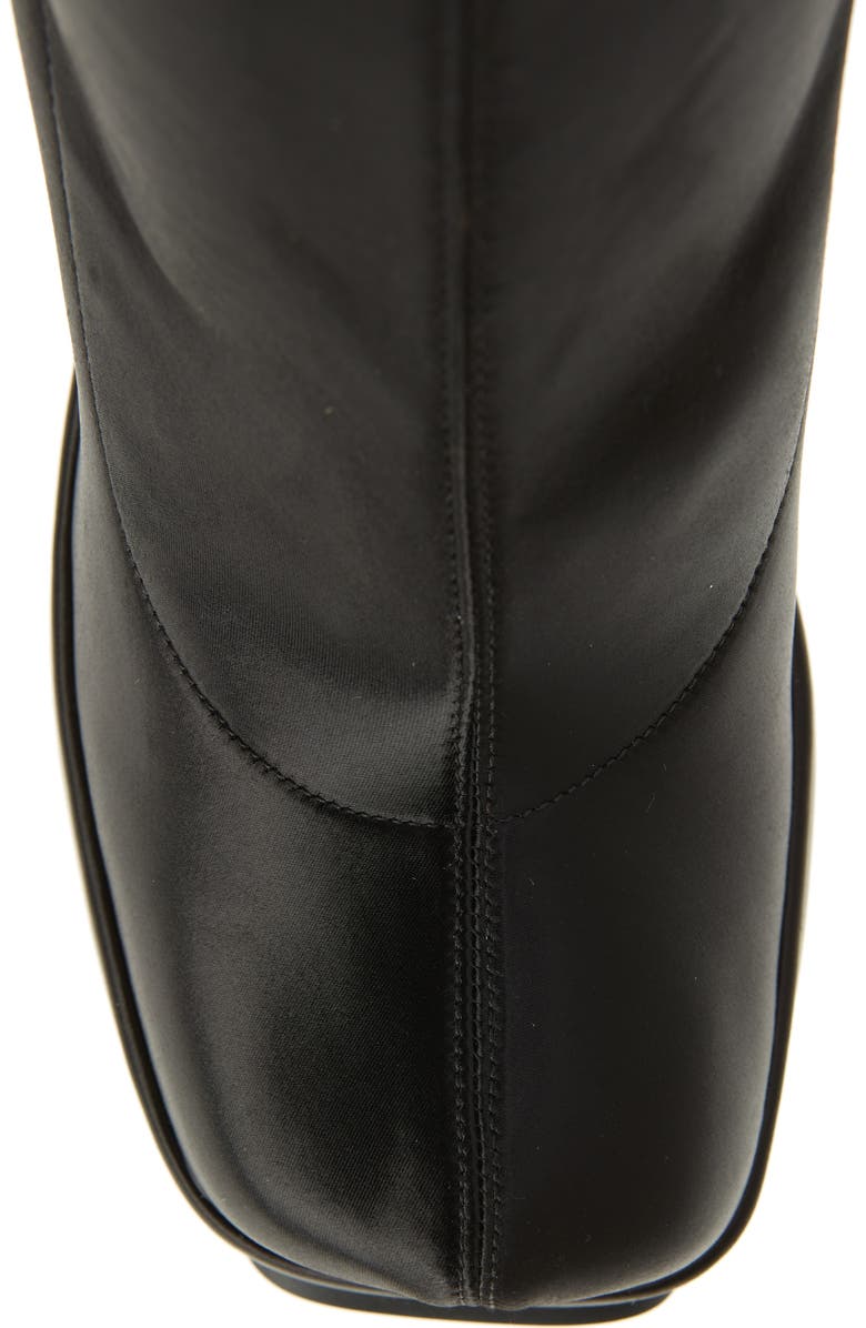 Versace Triplatform Knee High Platform Wedge Boot, Alternate, color,