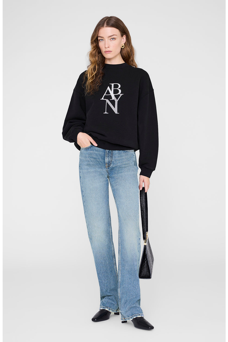 Jaci Sweatshirt Ab Ny, Main, color, Black