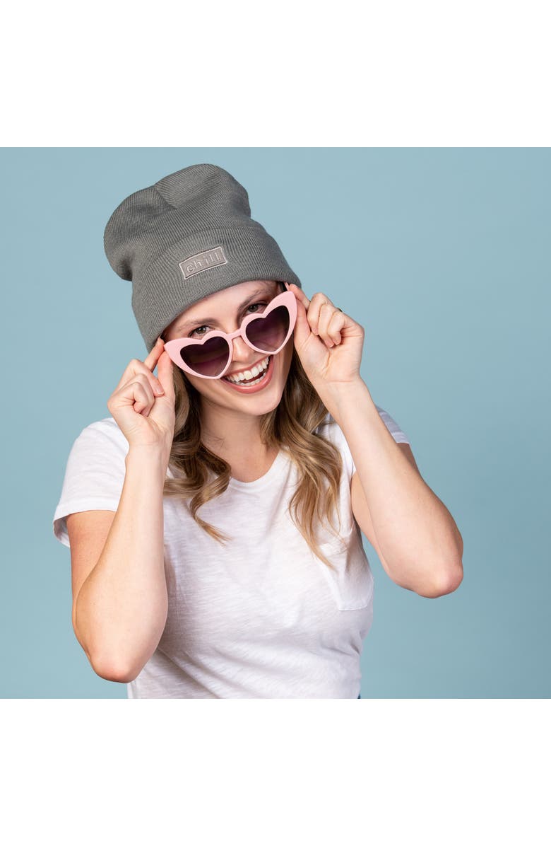 Totalee Gift Chill Beanie Acrylic Grey, Alternate, color, Grey