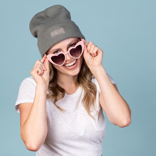 Totalee Gift Chill Beanie Acrylic Grey In Gray