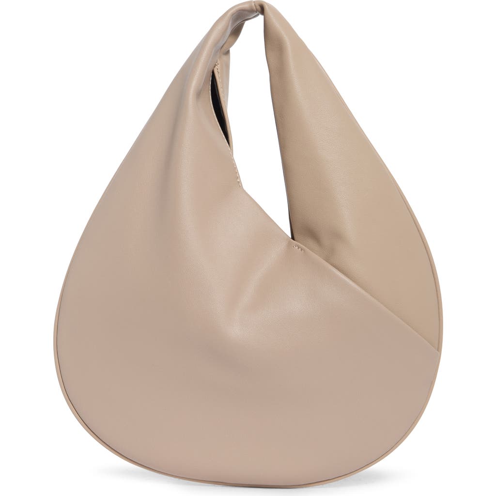 Bcbg Crisscross Mini Hobo Shoulder Bag In Neutral