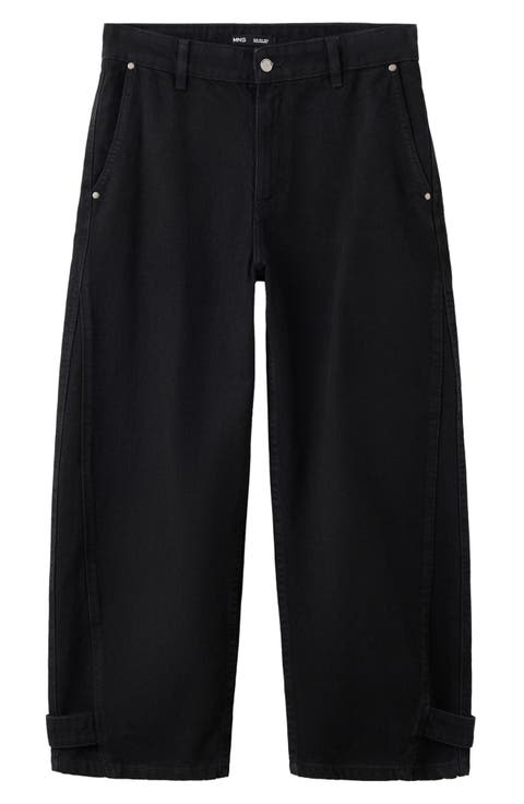 Mid Rise Balloon Jeans