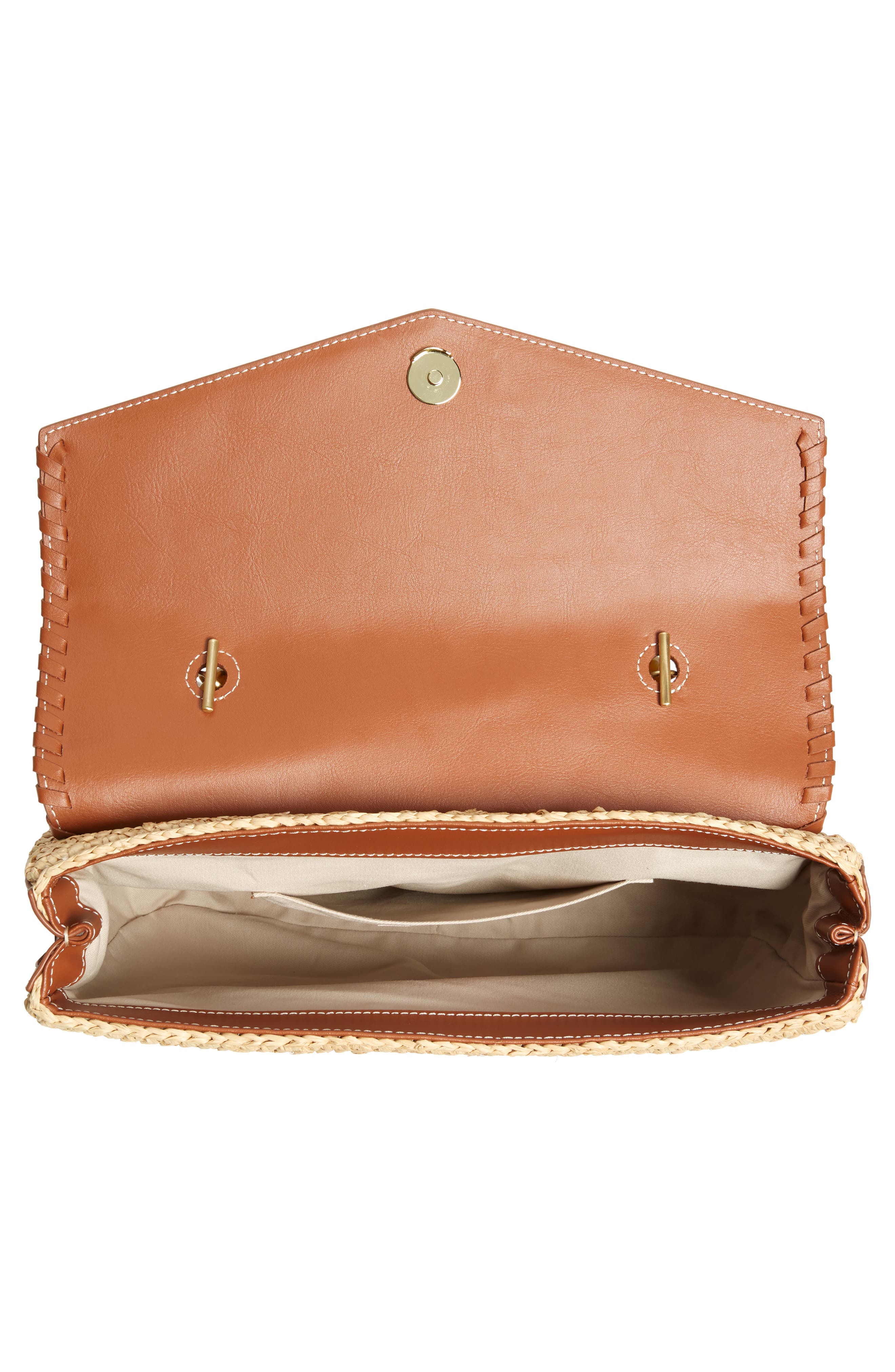 Pamela Munson Las Olas Leather Trim Shoulder Bag, Alternate, color, 