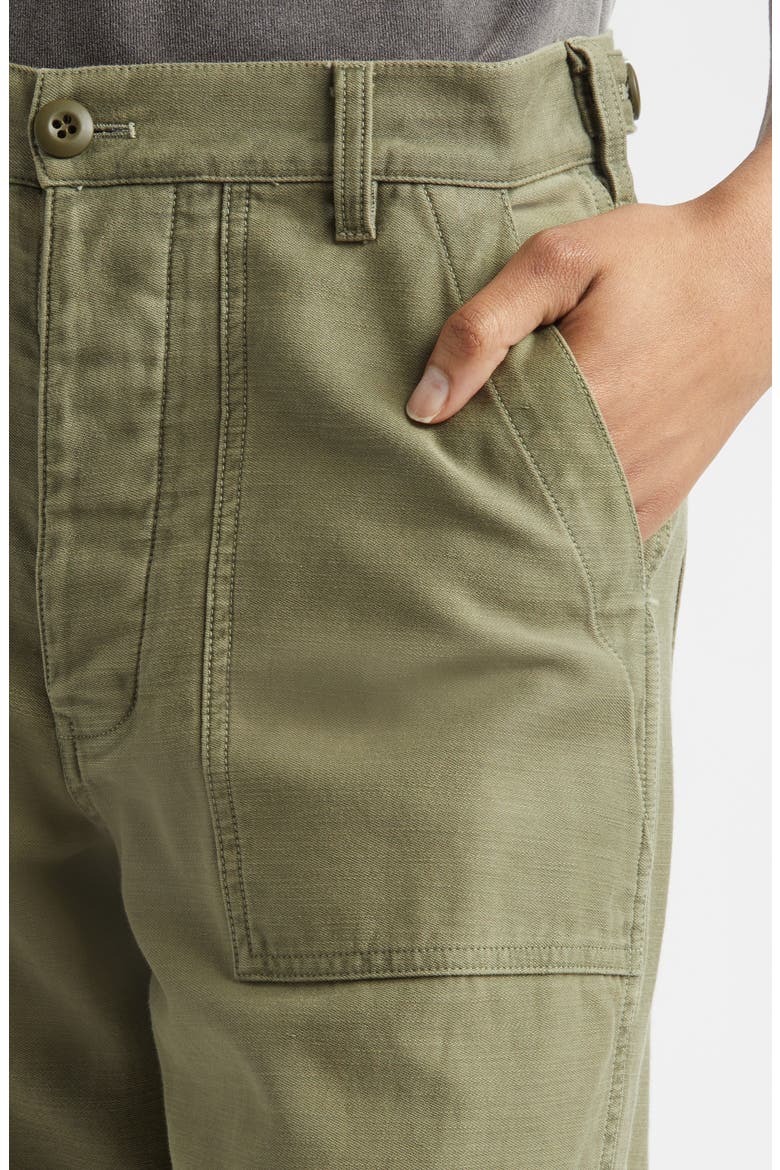 Earl Ankle Straight Leg Pants, Alternate, color, OLIVE FATIGUE