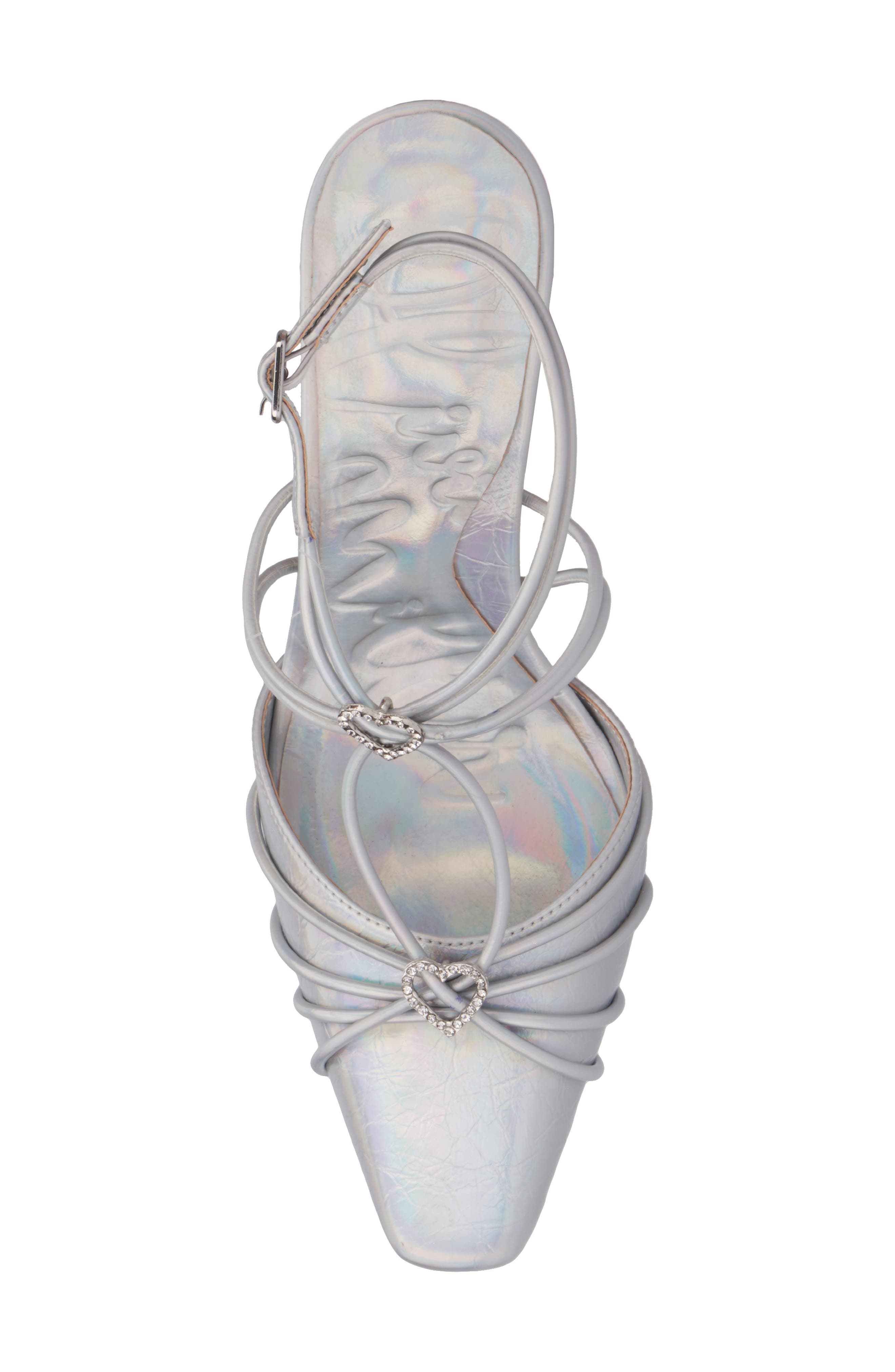 OLIVIA MILLER Celestial Pointed Toe Pump, Alternate, color, Silver