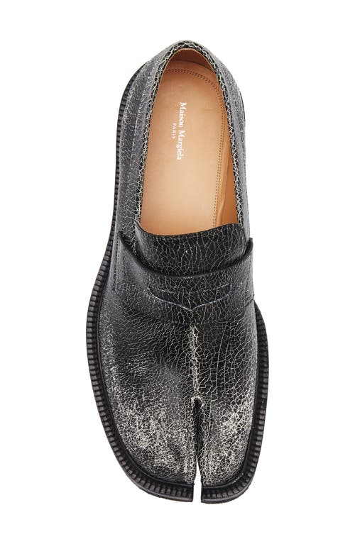 Maison Margiela Taby County Crackled Loafers In Multi