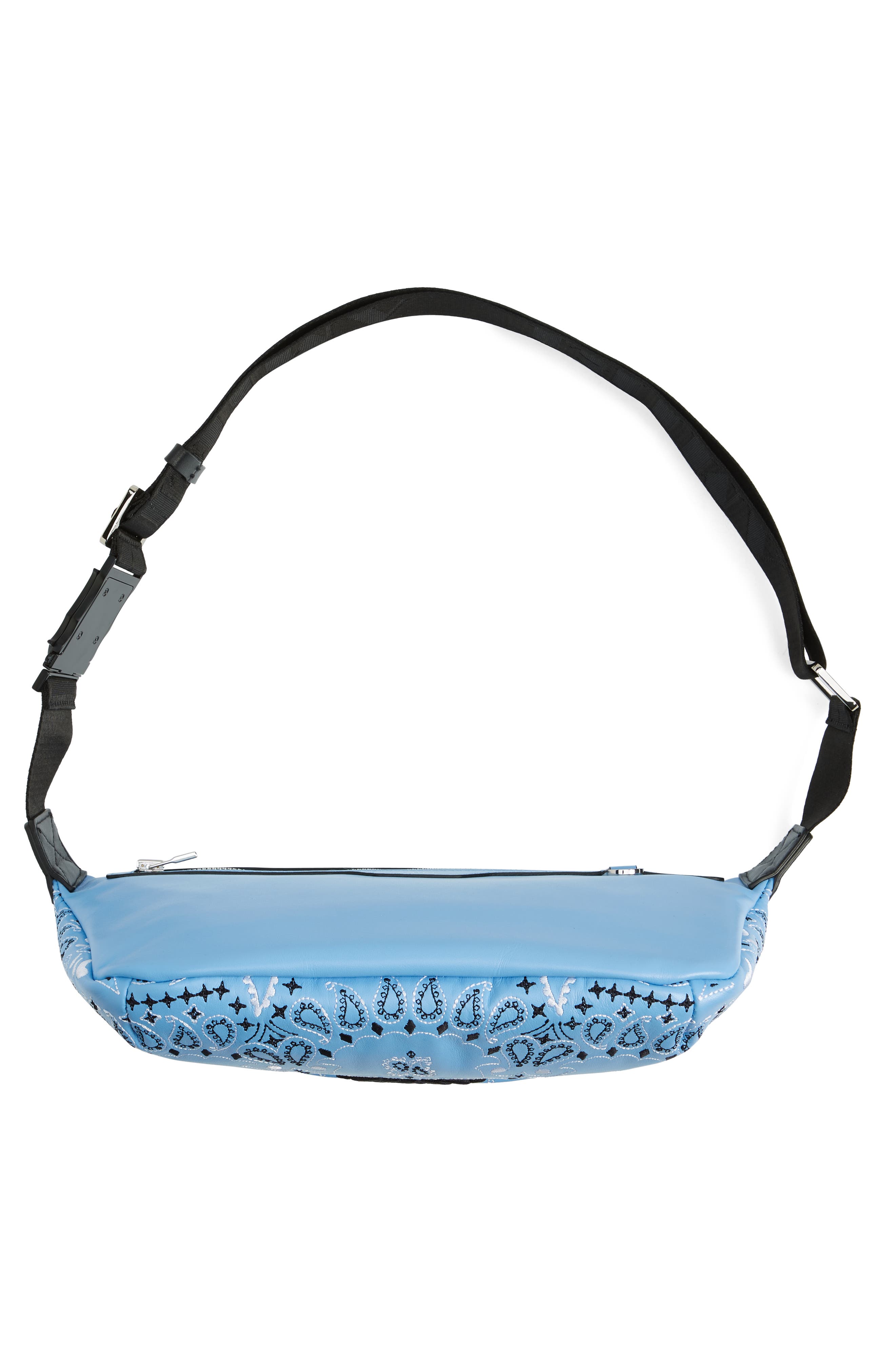 AMIRI Bandana Leather Belt Bag, Alternate, color, 