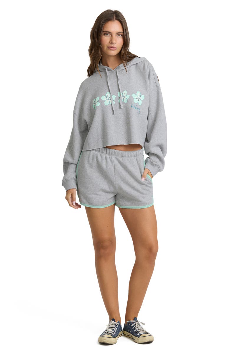 Billabong Palmer Fleece Crop Hoodie, Alternate, color,