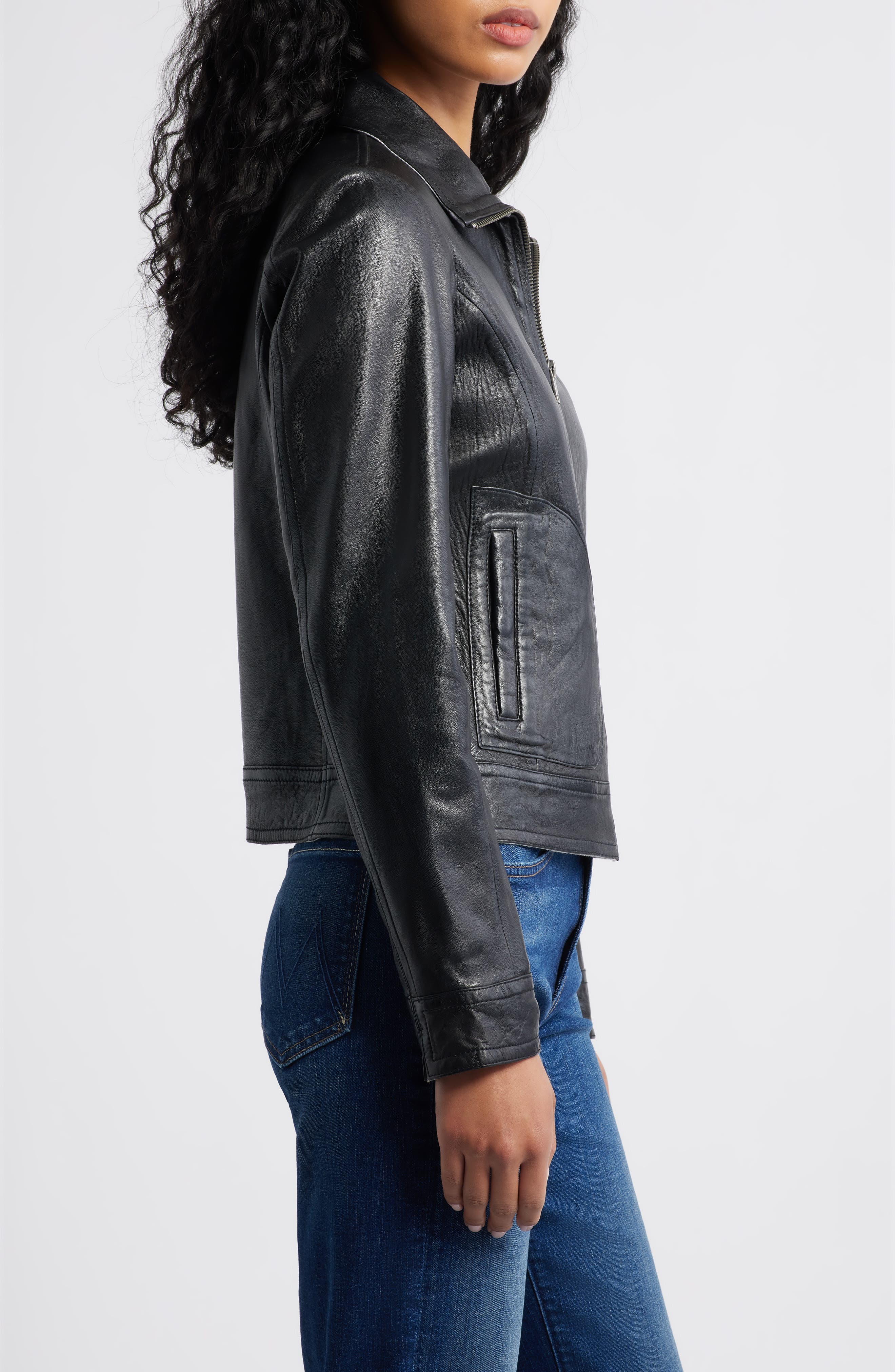 MAURITIUS Lusan Leather Moto Jacket — фото 3