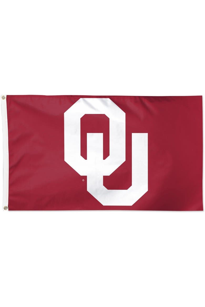 Oklahoma Sooners Deluxe 3'' x 5'' Flag, Main, color, Black