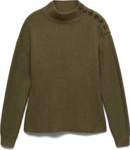 MANGO Shoulder Button Sweater