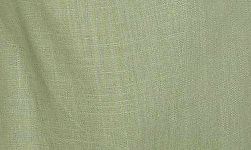 Shop Princess Polly Sophia Cotton & Linen Maxi Skirt In Green