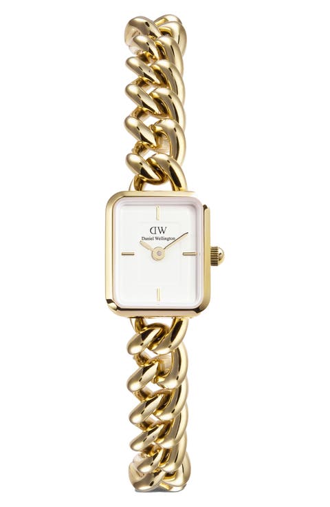Jolie Chain Bracelet Watch, 15.4mm x 18.2mm