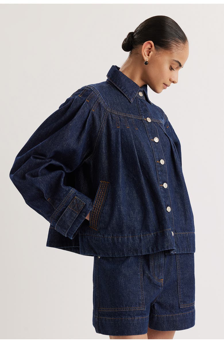 Merlette Easton Jacket, Alternate, color, Dark Wash