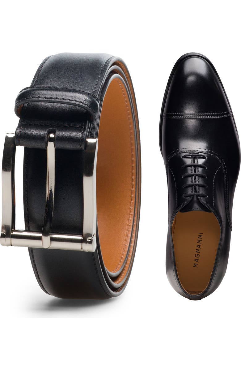 Magnanni Marcona Cap Toe Oxford, Alternate, color, Black