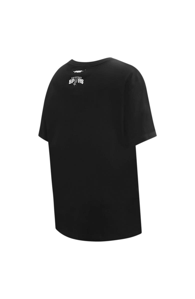 PRO STANDARD Women's Pro Standard Black San Antonio Spurs Script Boyfriend T-Shirt, Alternate, color, Black