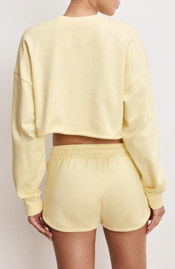 French Terry Crop Sweatshirt