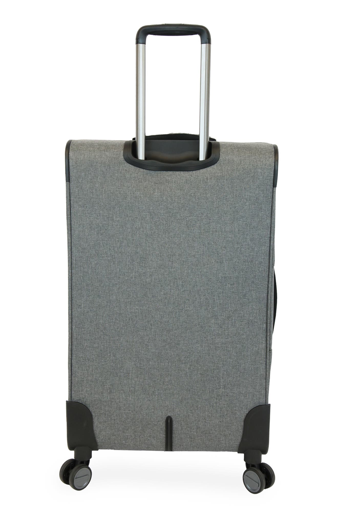 Original Penguin Hedge XL 3-Piece Softside Luggage Set, Alternate, color, Grey Crosshatch