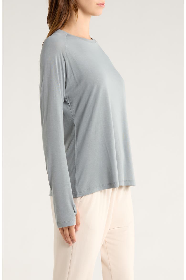 Lightweight Long Sleeve Top, Alternate, color, SLATE