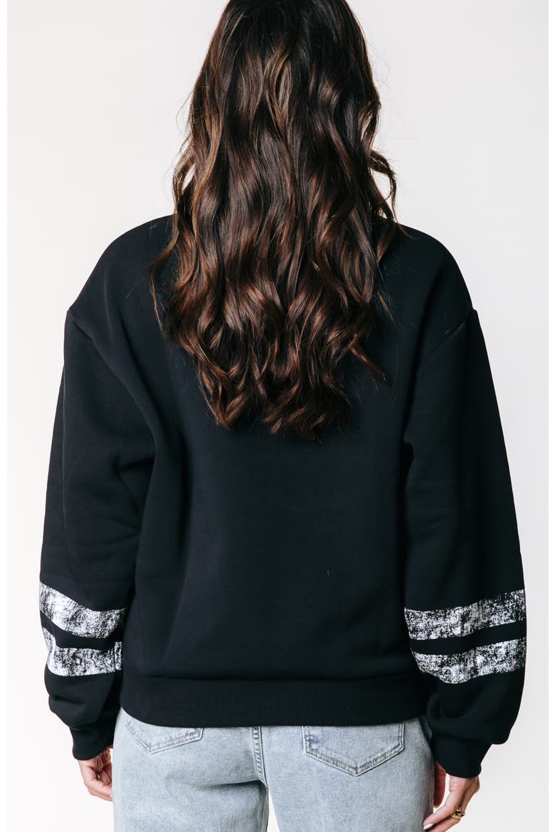 Rebel 23 Dropped Shoulder Sweat, Alternate, color, Black
