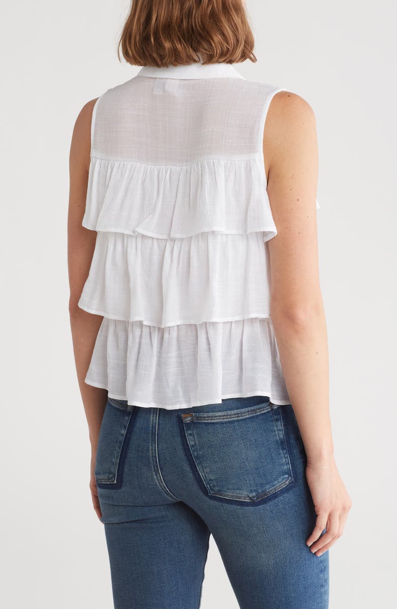 BY DESIGN Aurora Sleeveless Tiered Top, Alternate, color, 