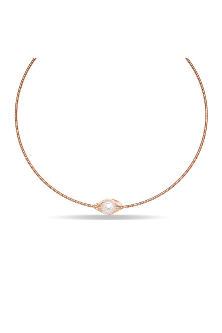 Rowan Freshwater Pearl Choker Necklace, Alternate, color, GOLD