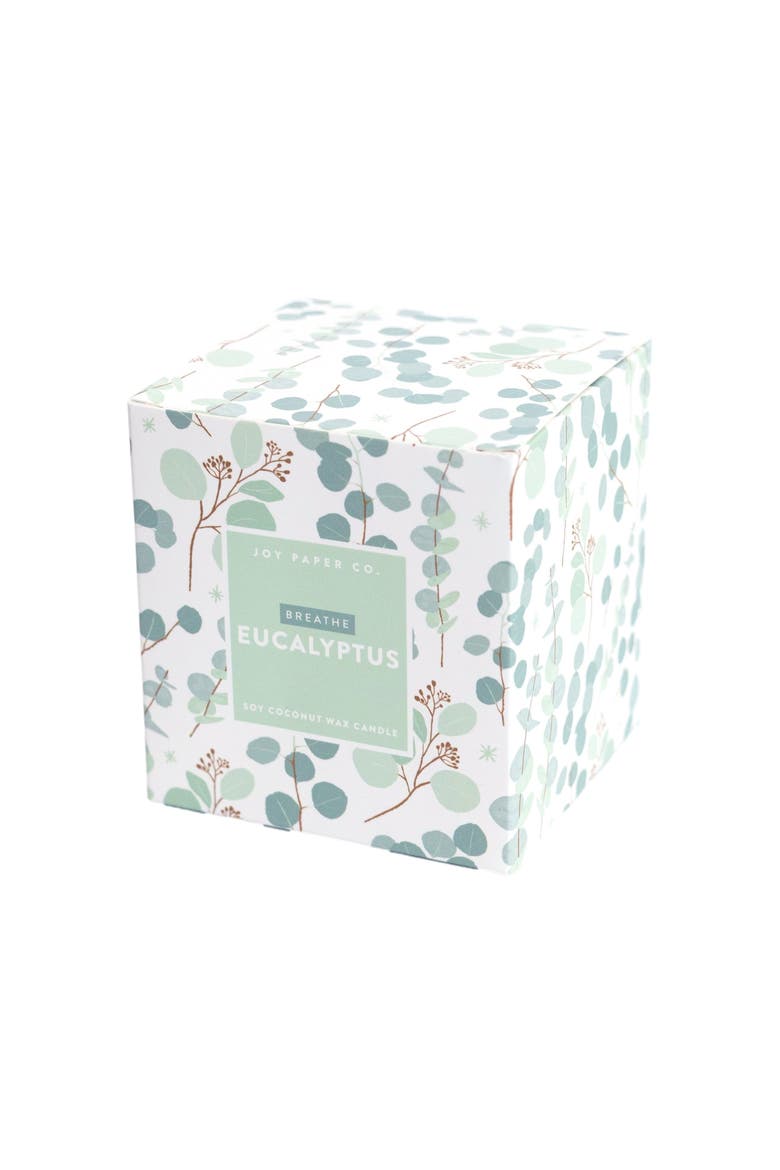 Breathe Eucalyptus Soy Coconut Candle, Alternate, color, White Glass Tumbler