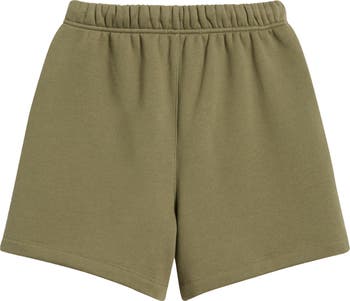 Gender Inclusive Cotton Blend Fleece Soccer Sweat Shorts