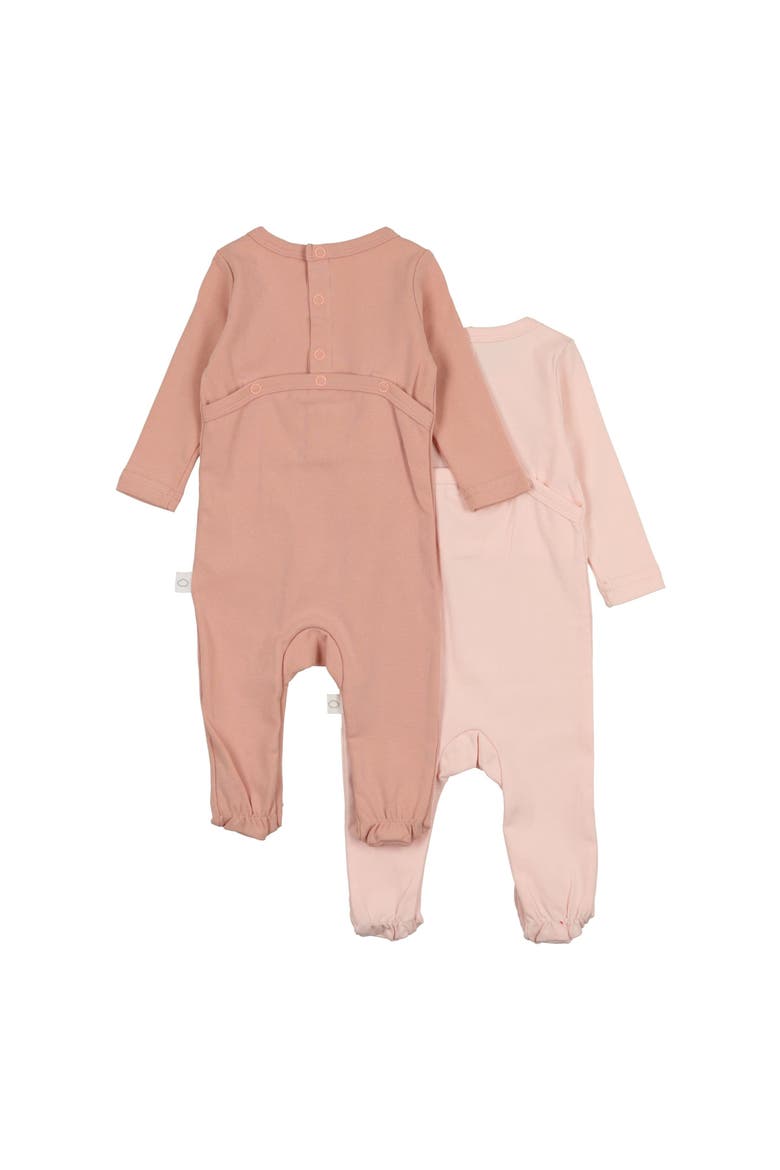 2 Pack Footies, Alternate, color, Pink
