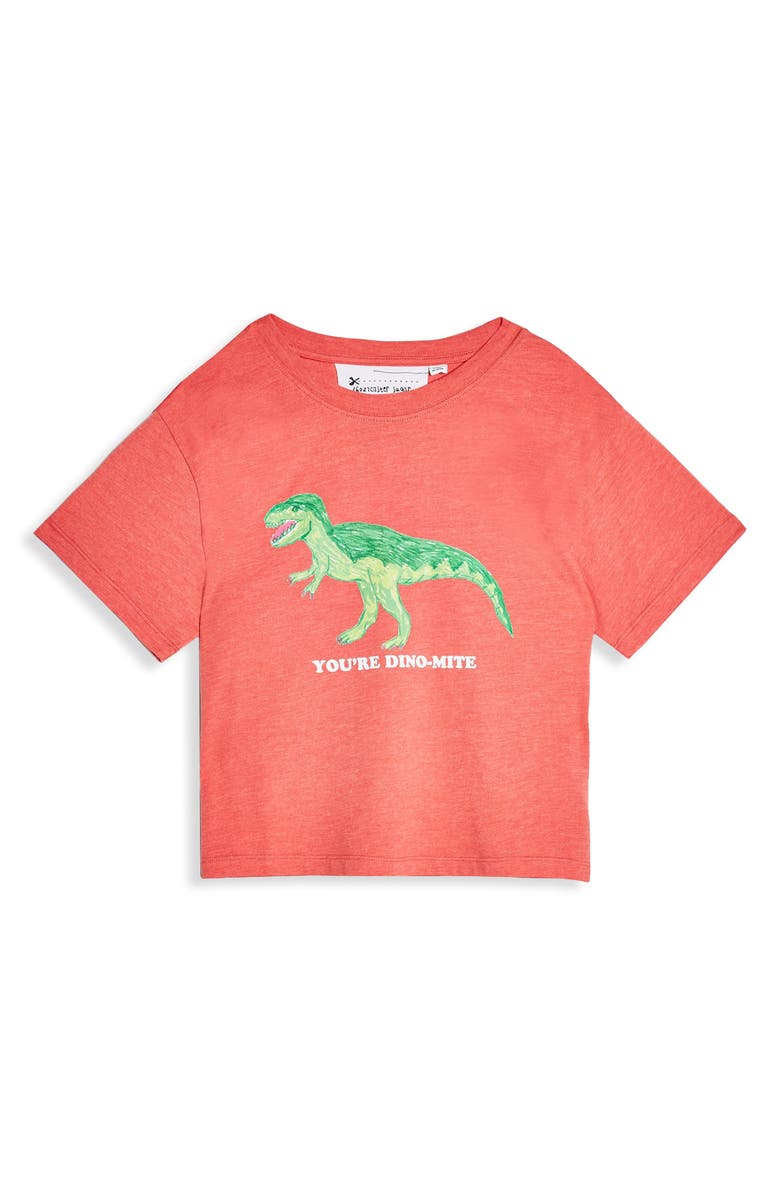 Topshop By Tee & Cake Dinomite Tee, Alternate, color, 