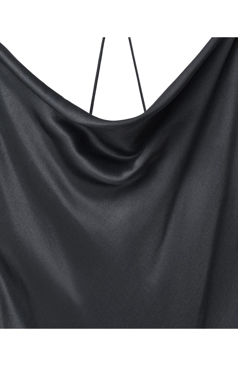 MANGO Satin Midi Dress, Alternate, color,