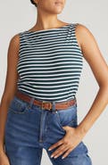 Universal Standard Noyack Breton Stripe Tank