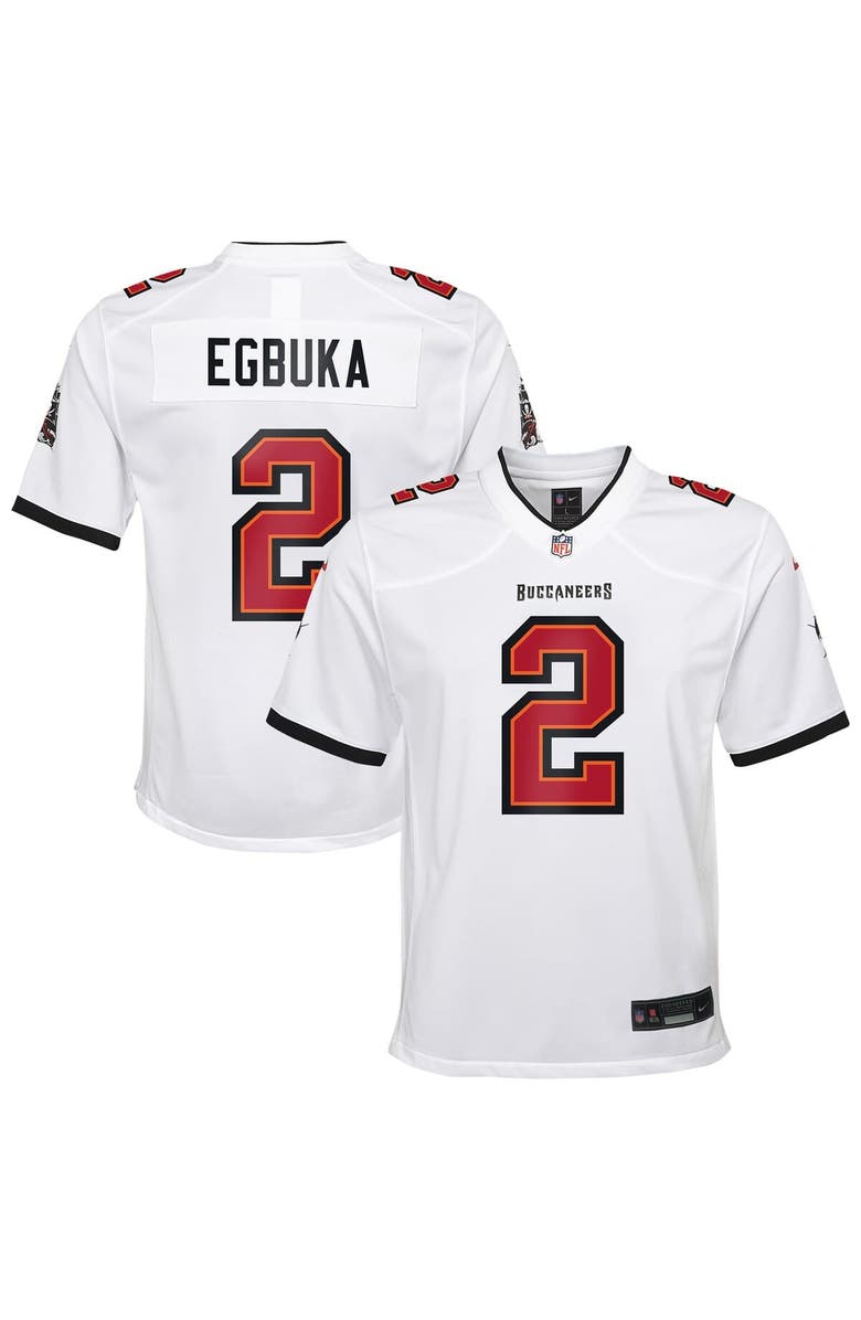 Nike Youth Nike Emeka Egbuka White Tampa Bay Buccaneers White Game Jersey, Main, color, White