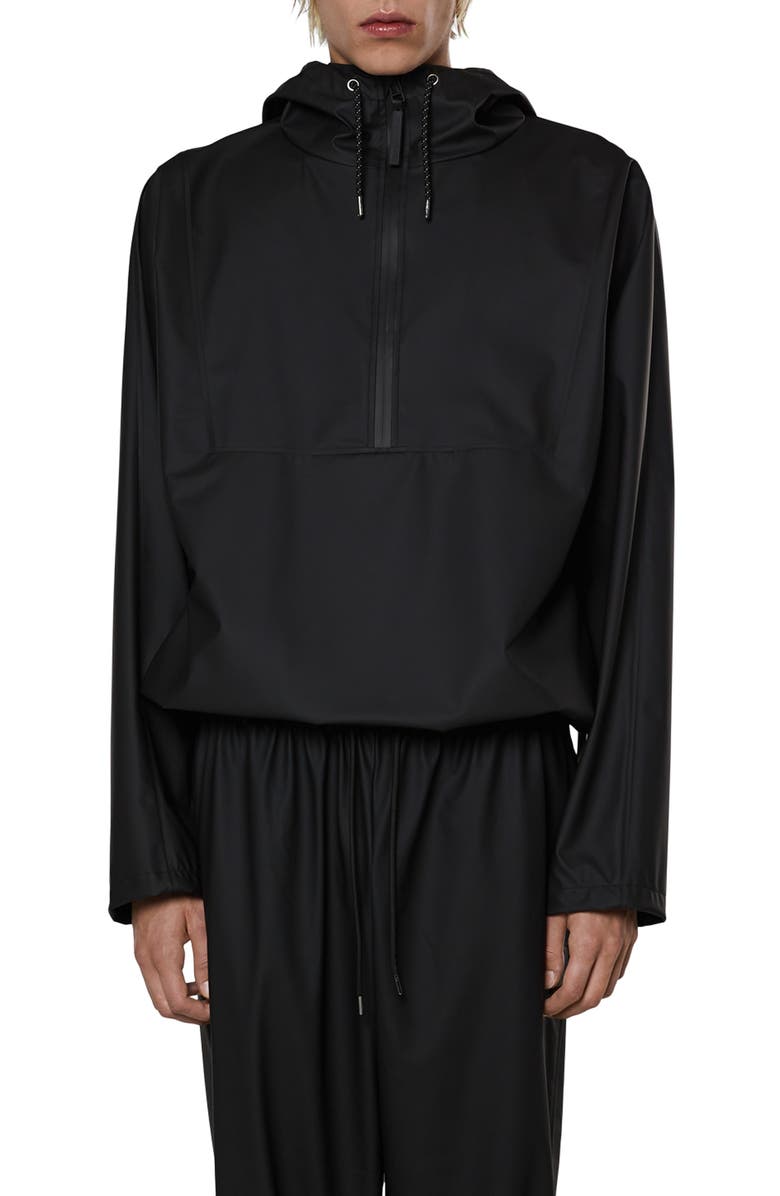 Rains Pullover Waterproof Rain Anorak, Main, color, 