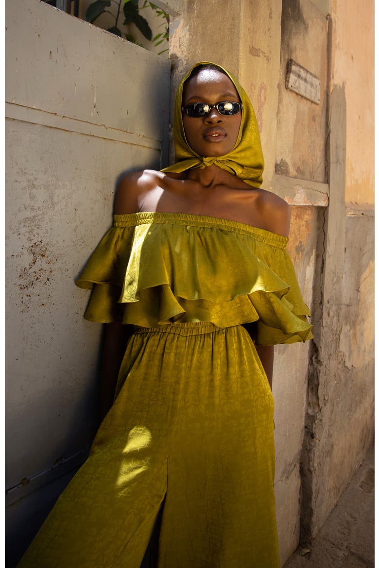 Wairu Top, Alternate, color, Ayel Olive