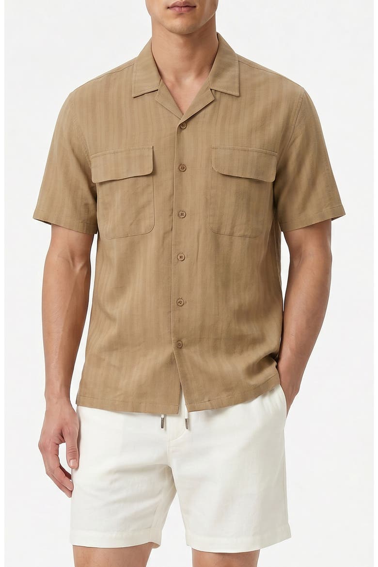 Utility Camp Shirt, Main, color, TAN