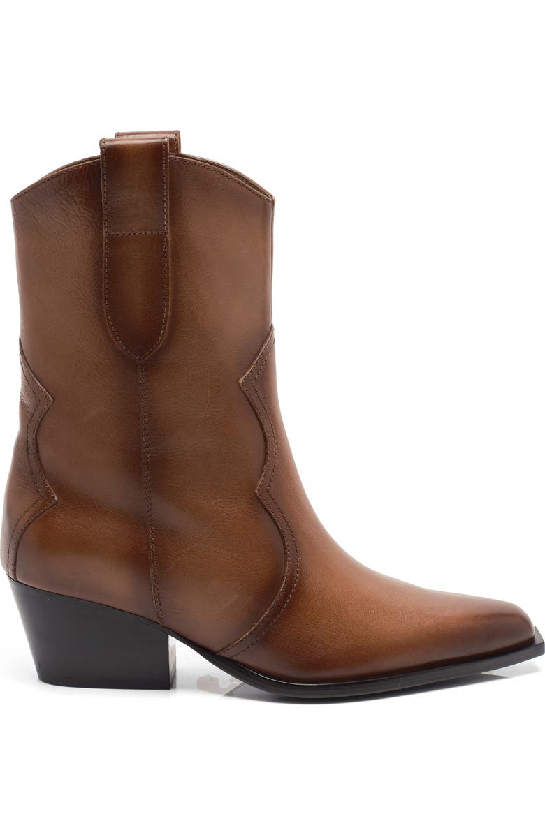 Free People Cat Nap Western Boot, Alternate, color, Saddle Leather