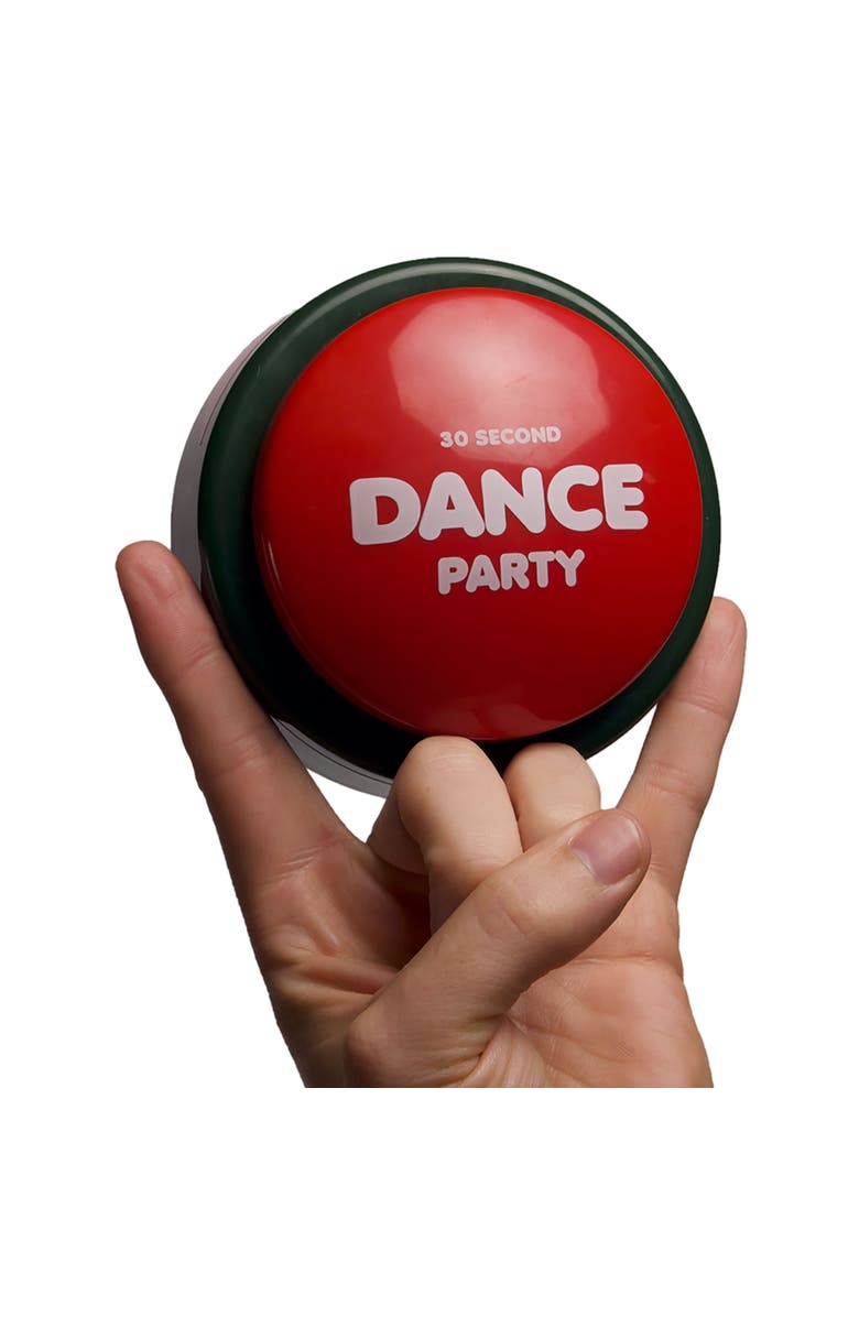 30 Second Dance Party The Holiday Button, Alternate, color, Multicolored