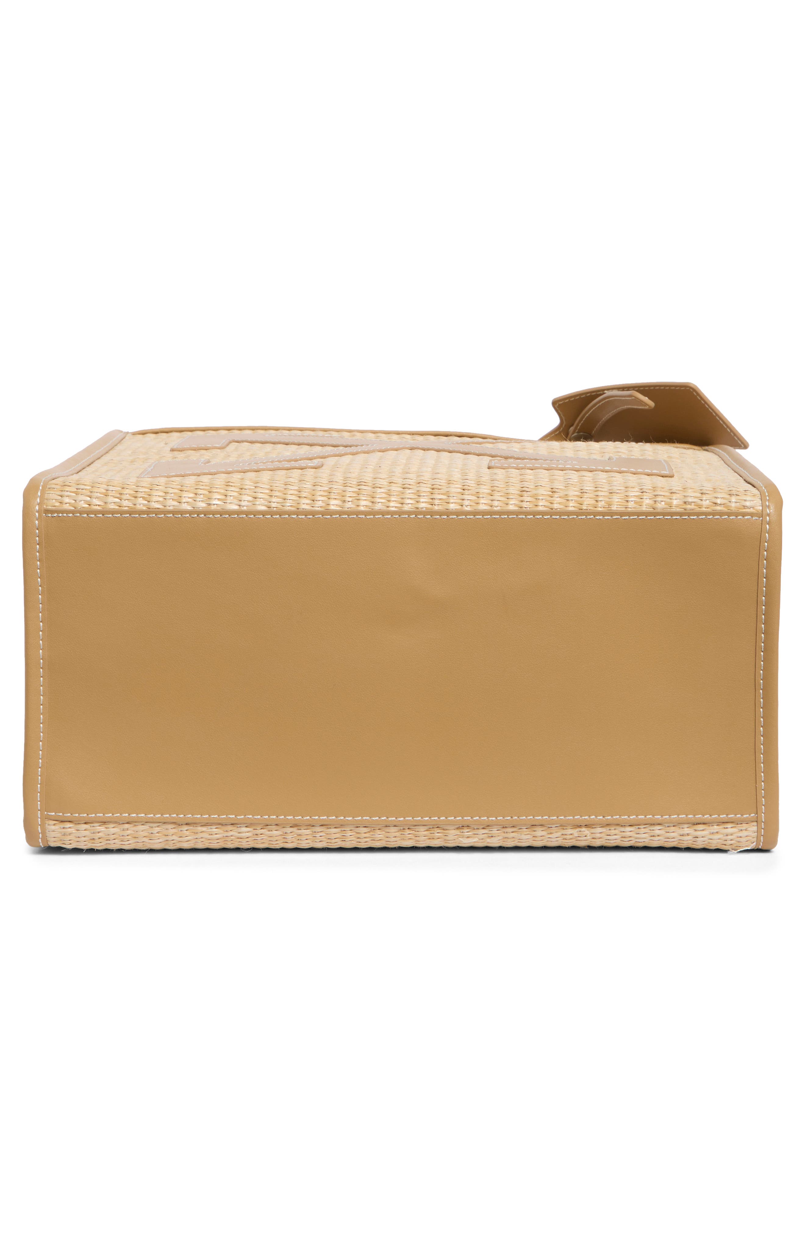 Off-White Large Boxy Tote Bag, Alternate, color, Natural